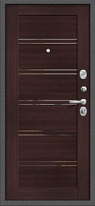 Входная металлическая дверь Porta R 104.П28 Антик Серебро/Wenge Veralinga купить в Беларуси