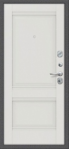 Входная металлическая дверь Porta R 104.К42 Антик Серебро/Аляска купить в Беларуси