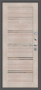 Входная металлическая дверь Porta R 104.П28 Антик Серебро/Cappuccino Veralinga купить в Беларуси