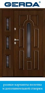 Входная металлическая дверь Genewa 1 GPD TT DUO купить в Беларуси